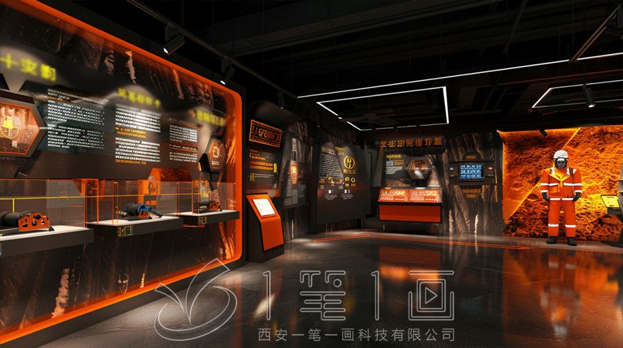 最新煤礦VR仿真體驗館設(shè)計方案，多媒體煤礦展廳建設(shè)方案擬方案