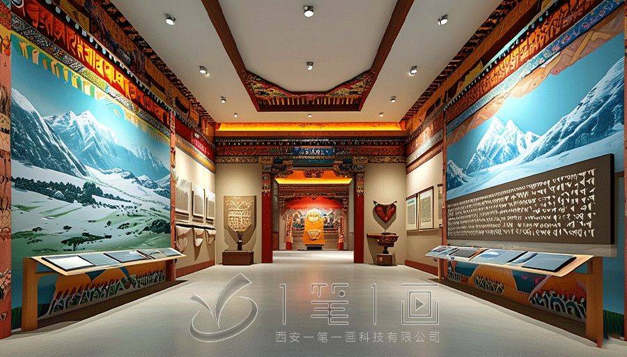 藏北游牧文化體驗(yàn)館,藏北游牧文化展廳設(shè)計(jì),多媒體設(shè)備創(chuàng)意解決方案